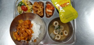이달의 식단<급식실<학 교 소 식<산남고등학교 산남고등학교