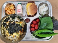 오늘의 식단<급식소식<알림마당<추풍령중학교 추풍령중학교