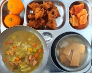 오늘의 식단<급식소식<알림마당<추풍령중학교 추풍령중학교
