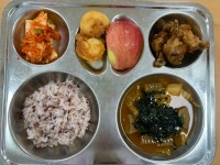 오늘의식단<식생활관소식<광혜원중학교 광혜원중학교