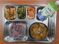 오늘의식단<학교소식<현도중학교 현도중학교