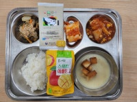오늘의 식단<식생활관<학교소식<군서초등학교 군서초등학교
