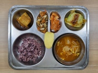 급식 식단사진<식생활관<학교소식<군서초등학교 군서초등학교