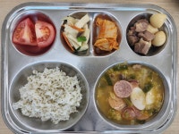 오늘의 식단<유치원소식<단양유치원 단양유치원