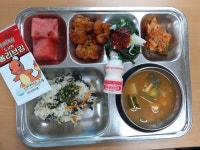 식단사진<식생활관<e-배움방<안내중학교 안내중학교