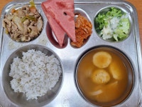 오늘의식단<학교소식<현도중학교 현도중학교