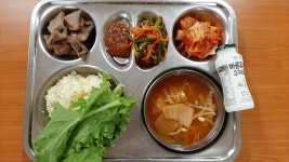 오늘의식단<학교소식<현도중학교 현도중학교