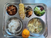 오늘의 밥상<급식마당<송죽소식<판동초등학교 송죽분교장 판동초등학교 송죽분교장