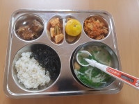 이달의식단<식생활관<알림방<군산용문초등학교 군산용문초등학교