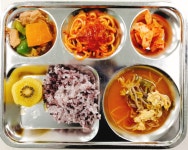 식단사진<식생활관<학부모마당<익산부송유치원 익산부송유치원