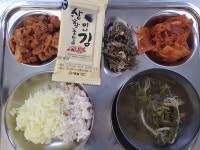 급식 사진<급식실<학교소식<안천초중고등학교 안천초중고등학교