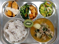 급식사진<맛있는식단<알림마당<익산솜리유치원 익산솜리유치원