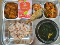 급식사진<급식실<교육활동<김제중앙중학교 김제중앙중학교