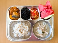 식단 갤러리<식생활관<알림<천천초등학교 천천초등학교