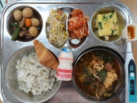 식단사진<식생활관<알림마당<군산진포중학교 군산진포중학교