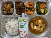 오늘의 점심<식생활관<열린마당<전주반월초등학교 전주반월초등학교