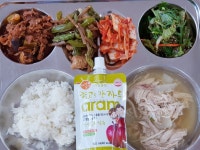 오늘의식단<식생활관<알림마당<전주오송중학교 전주오송중학교