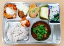 급식사진<식생활관<학교소식<군산제일중학교 군산제일중학교
