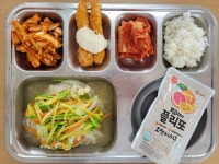 오늘의 식단<학교급식<열린마당<백화고등학교 백화고등학교