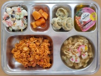 오늘의 식단<학교급식<열린마당<백화고등학교 백화고등학교