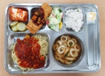 급식사진<식생활관<학교소식<군산제일중학교 군산제일중학교