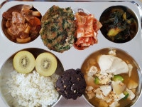 오늘의식단<식생활관<알림마당<전주오송중학교 전주오송중학교