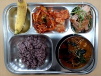 오늘의 급식<급식실<학교소식<석불초등학교 석불초등학교