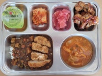 오늘의 식단<학교급식<열린마당<백화고등학교 백화고등학교