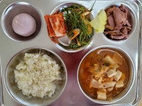 맛있는 점심시간<급식실<열린마당<전주용덕초등학교 전주용덕초등학교