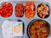 식단앨범<오늘의식단<용안소식<용안초등학교 용안초등학교