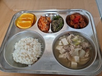 오늘의 점심 메뉴<식생활관<알림마당<남원노암초등학교 남원노암초등학교