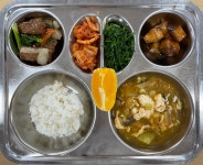 식단갤러리<식생활관<천서마당<천서초등학교 천서초등학교