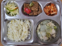 식단사진<식생활관<열린마당<남원용성고등학교 남원용성고등학교