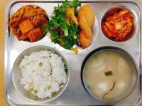 오늘의 급식<식생활교육<알림마당<청웅초등학교 청웅초등학교