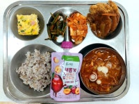 급식앨범<식생활관<열린마당<백산고등학교 백산고등학교