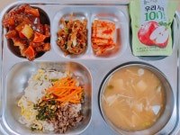 식단앨범<오늘의식단<용안소식<용안초등학교 용안초등학교