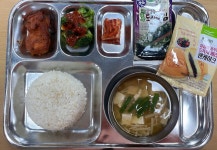 오늘의식단<식생활관<군산중앙고등학교 군산중앙고등학교