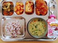 월간식단<급식<교육활동<군산동산중학교 군산동산중학교