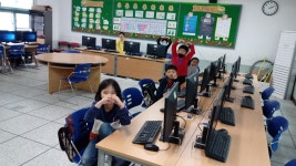 활동모습<컴퓨터<23학년도까지 방과후학교<늘봄학교<이리북초등학교 이리북초등학교