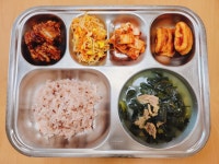 급식사진<식생활관<알림방<북면초등학교 북면초등학교