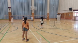 활동모습<배드민턴<23학년도까지 방과후학교<늘봄학교<이리북초등학교 이리북초등학교