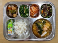 식단<식생활관<알림방<군산서해초등학교 군산서해초등학교