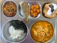 식단<급식<알림마당<군산나운초등학교 군산나운초등학교