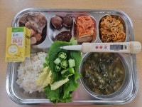 급식앨범<학교급식<알림<군산지곡초등학교 군산지곡초등학교