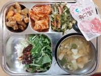 식단<급식<학교소식<소룡초등학교 소룡초등학교