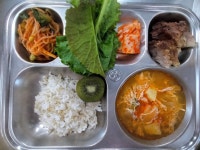 급식앨범<식생활소식<알림마당<군산남초등학교 군산남초등학교