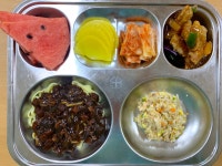 식단<급식<알림마당<군산나운초등학교 군산나운초등학교