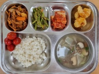 식단갤러리<급식<알림마당<익산옥야초등학교 익산옥야초등학교