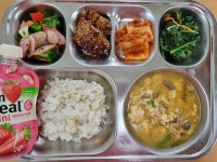 식단갤러리<급식<알림마당<익산옥야초등학교 익산옥야초등학교