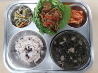 오늘의 식단<급식실<학교소식<언양초등학교 언양초등학교